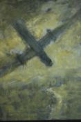 STOT21stCplanB (Steve Lowe and Harry Adams), 20th Century, "Bomber" Oil, encaustic and household