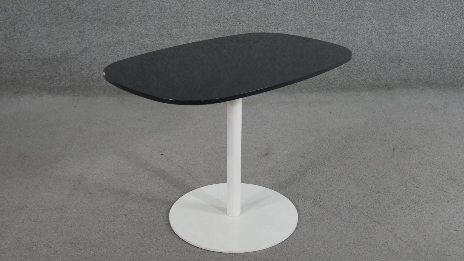 Piero Lissoni for Fritz Hansen, a Tulip style occasional table, Denmark 2006, with a curved smoked - Image 5 of 6