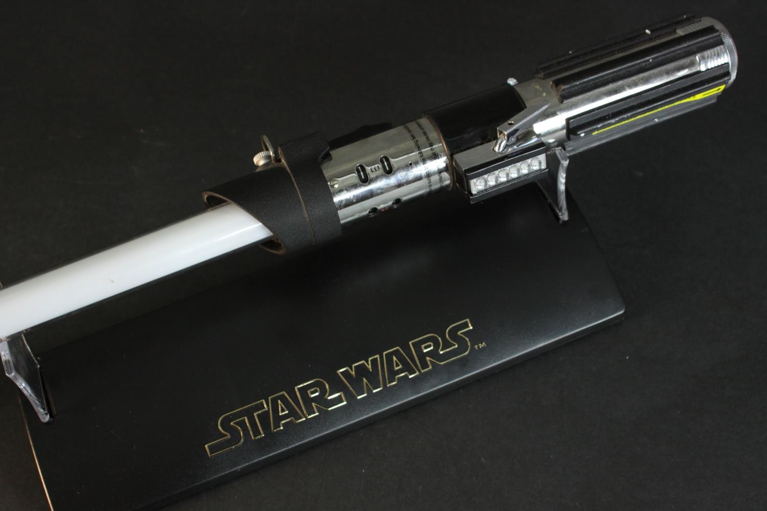 A boxed Star Wars MR Master Replica Force FX Darth Vader lightsabre with authenticity card and - Bild 2 aus 19