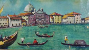 J H Duffield, The Grand Canal, Venice, oil on canvas, signed and dated 1975 lower right. H.47 W.75cm