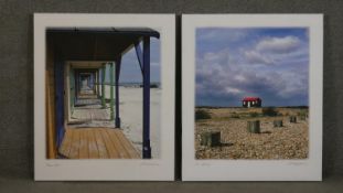 Gill Copeland (Contemporary British), 'The Hideaway' and 'Ocean Views', photograph printed on