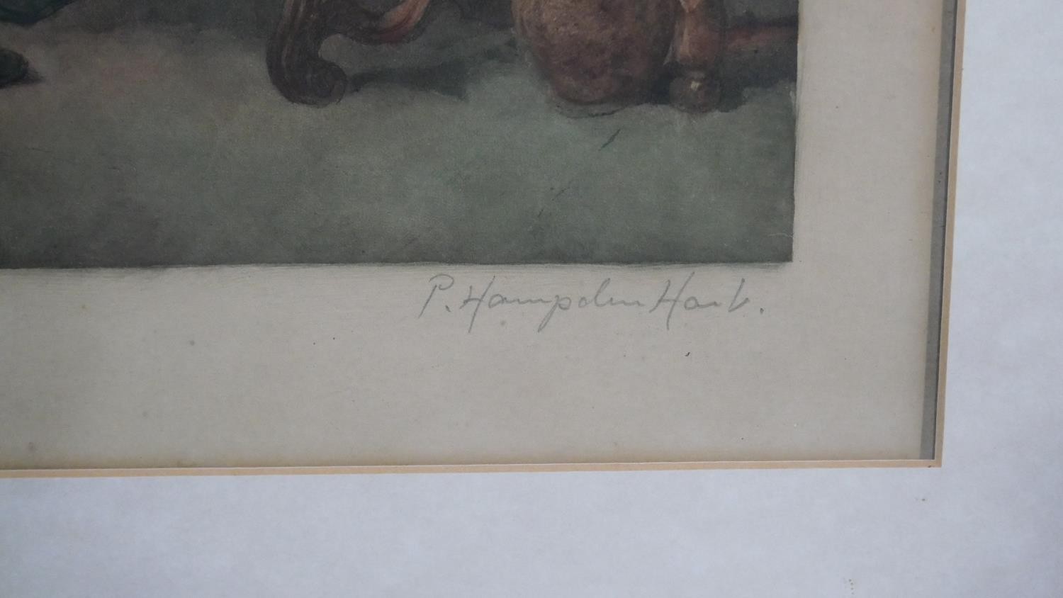 P Hampden Hart, aquatints of four famous paintings, with impressed water mark and signed. H.56 W. - Image 14 of 20
