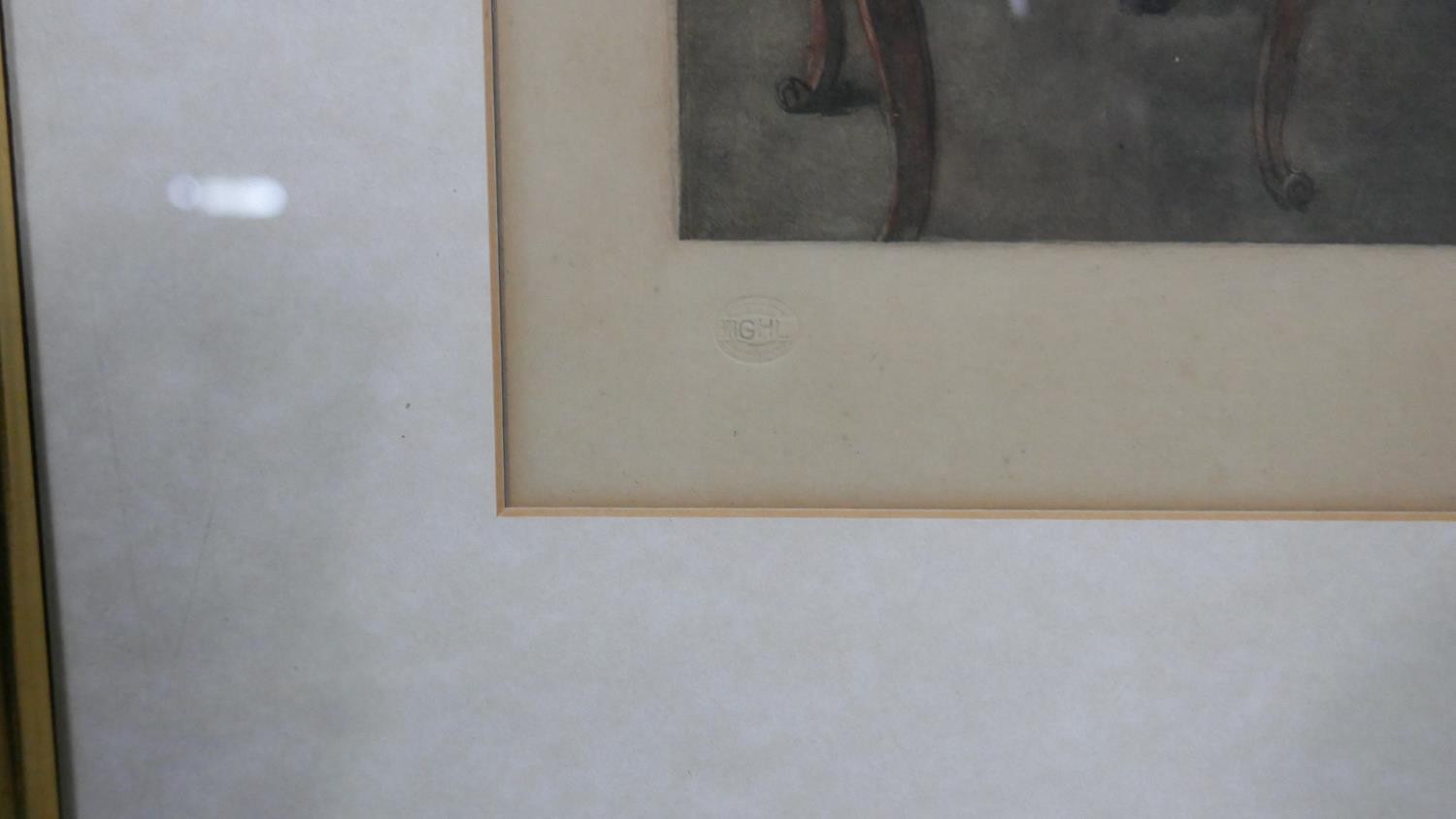 P Hampden Hart, aquatints of four famous paintings, with impressed water mark and signed. H.56 W. - Image 13 of 20