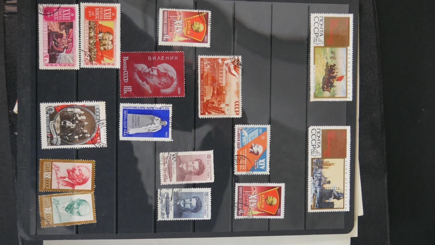 An album of world stamps along with a British Collecta coin album filled with various British coins. - Image 7 of 15