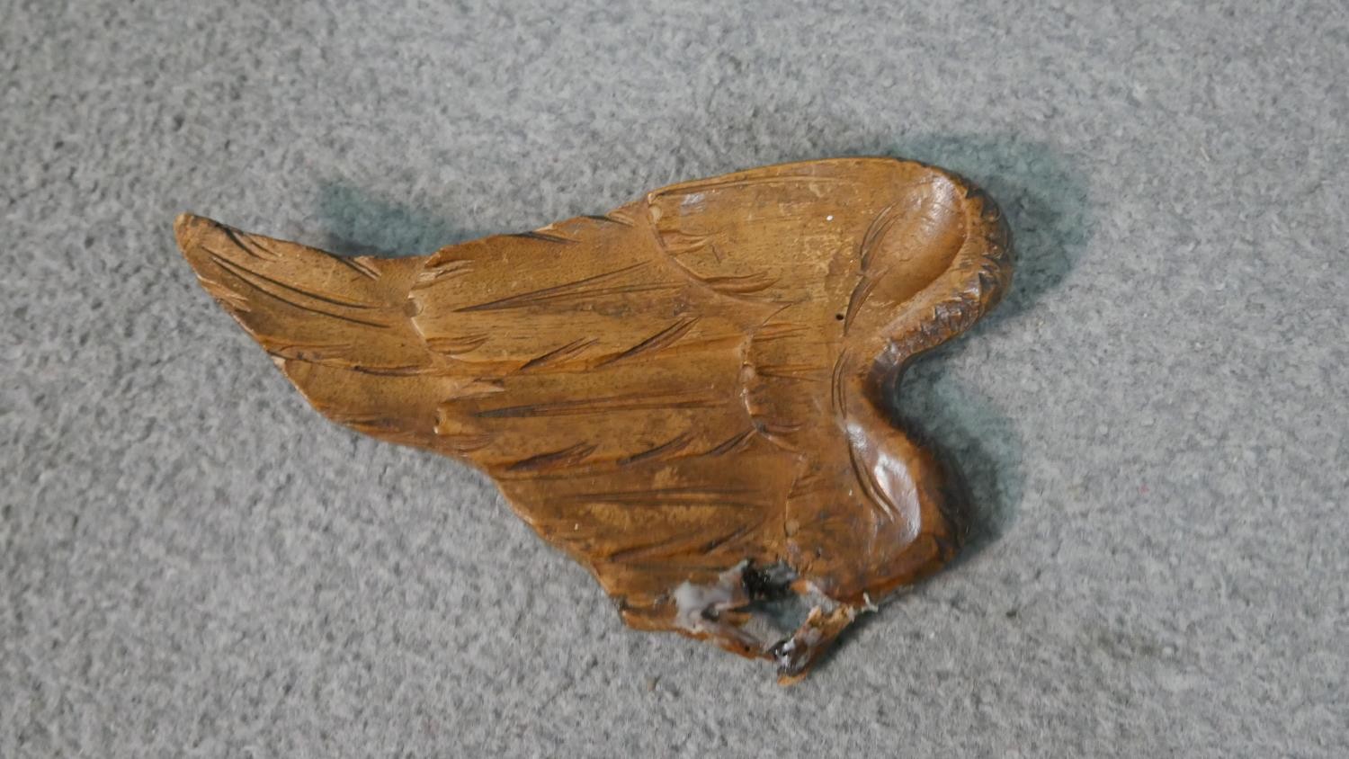 A late 19th century oak occasional table with shaped and carved central medallion raised on - Image 10 of 14