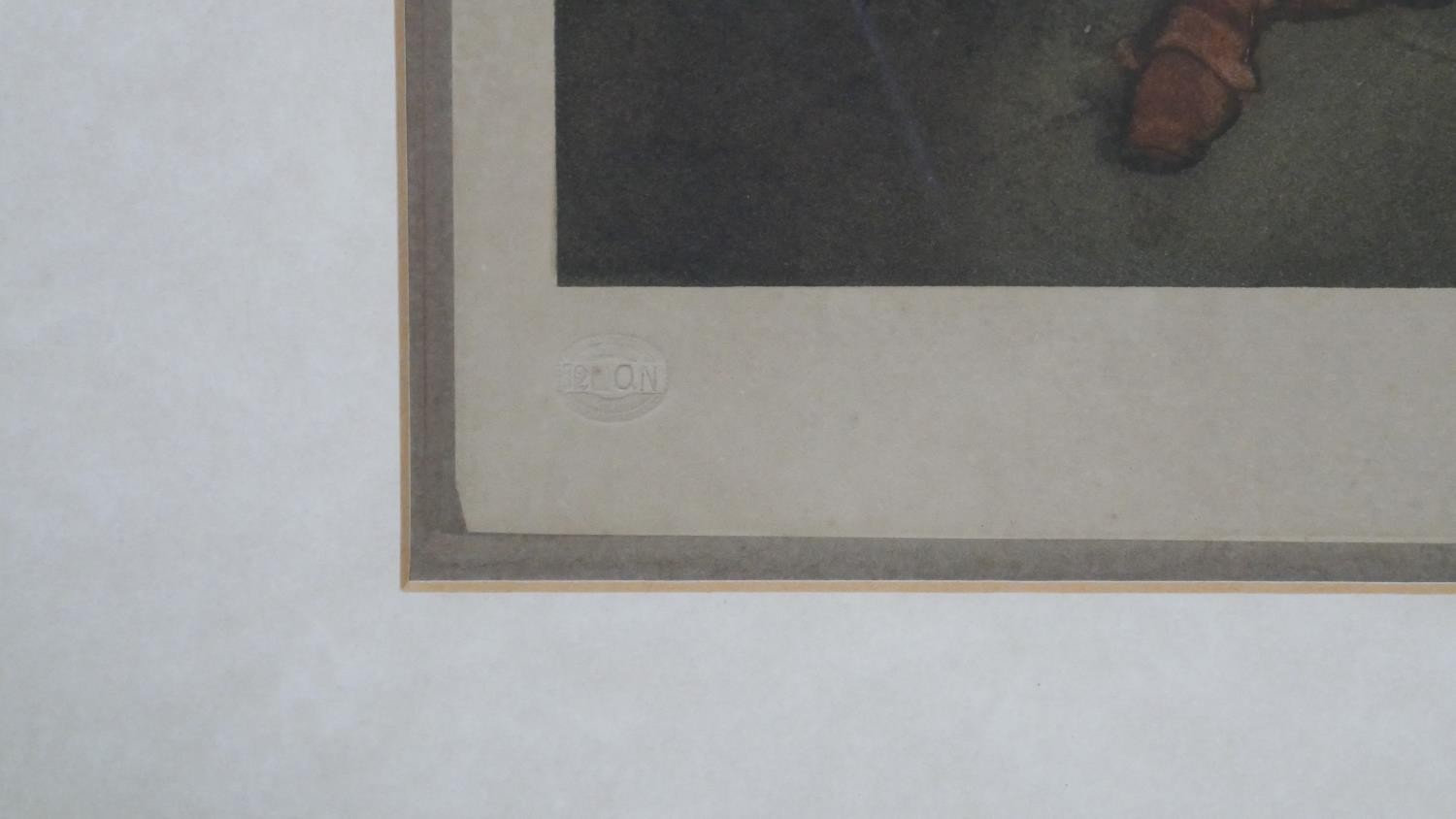 P Hampden Hart, aquatints of four famous paintings, with impressed water mark and signed. H.56 W. - Image 18 of 20