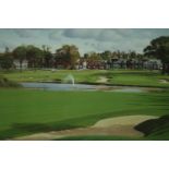 Graeme Baxter, signed limited edition print "Ryder Cup 2001 The Belfry", signed by both the artist