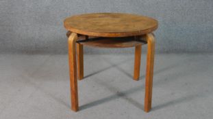 Alvar Aalto (Finnish 1898-1976), for Finmar Ltd, a 1930s Model 906 two tier coffee table in birch