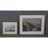 Two framed and glazed 19th century watercolours, one of Table Mountain, signed F.G. Green and the