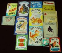 A collection of thirteen vintage hardback children's books including the Orlando The Marmalade Cat