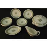 Eric Ravilious for Wedgwood - a six person part Persephone pattern dinner service in yellow