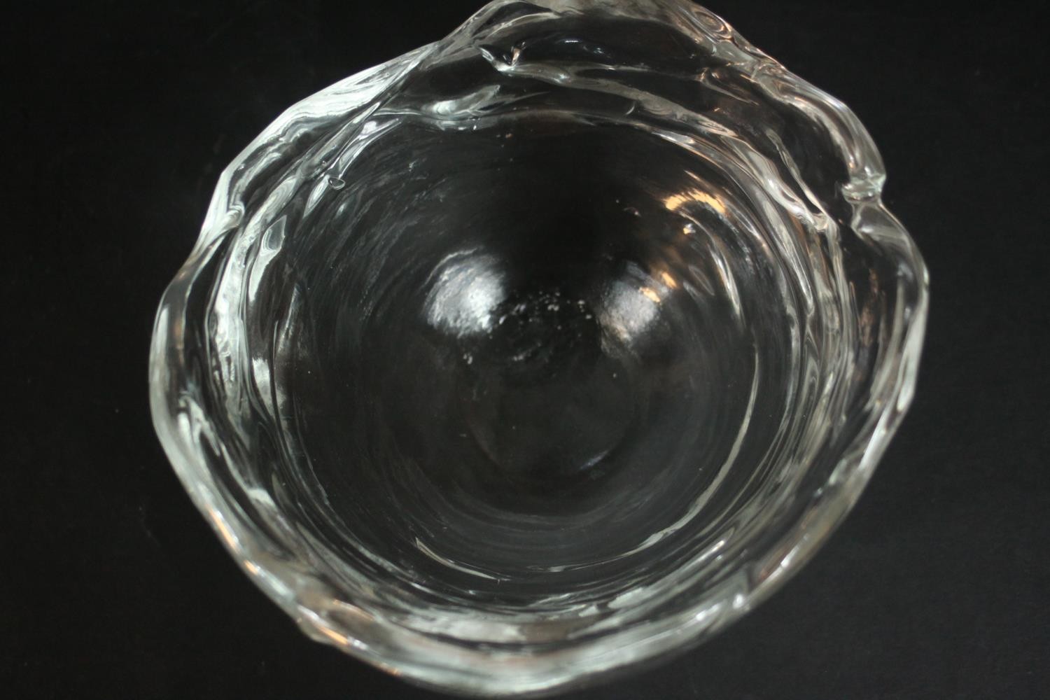 Lasvit (Czech), a 'Frozen' glass bowl designed by Maxim Velcovsky, with original box. - Image 9 of 11