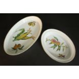 Two oval Royal Worcester Evesham pattern serving dishes. H.5 L.37 W.22cm. (largest)