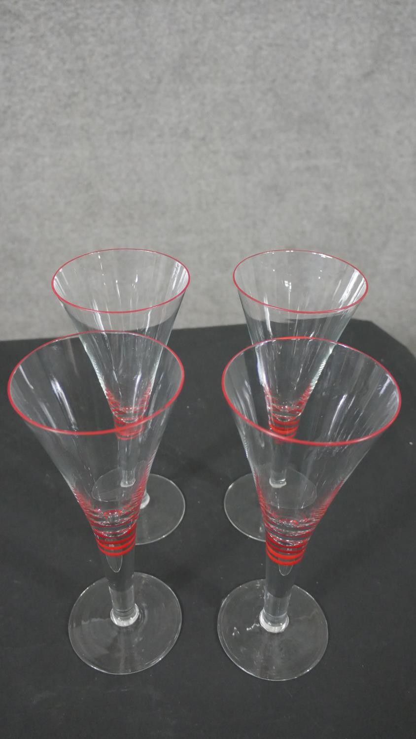 A collection of glassware, including a set of five vintage Schweppes glasses, three Guinness - Image 4 of 10