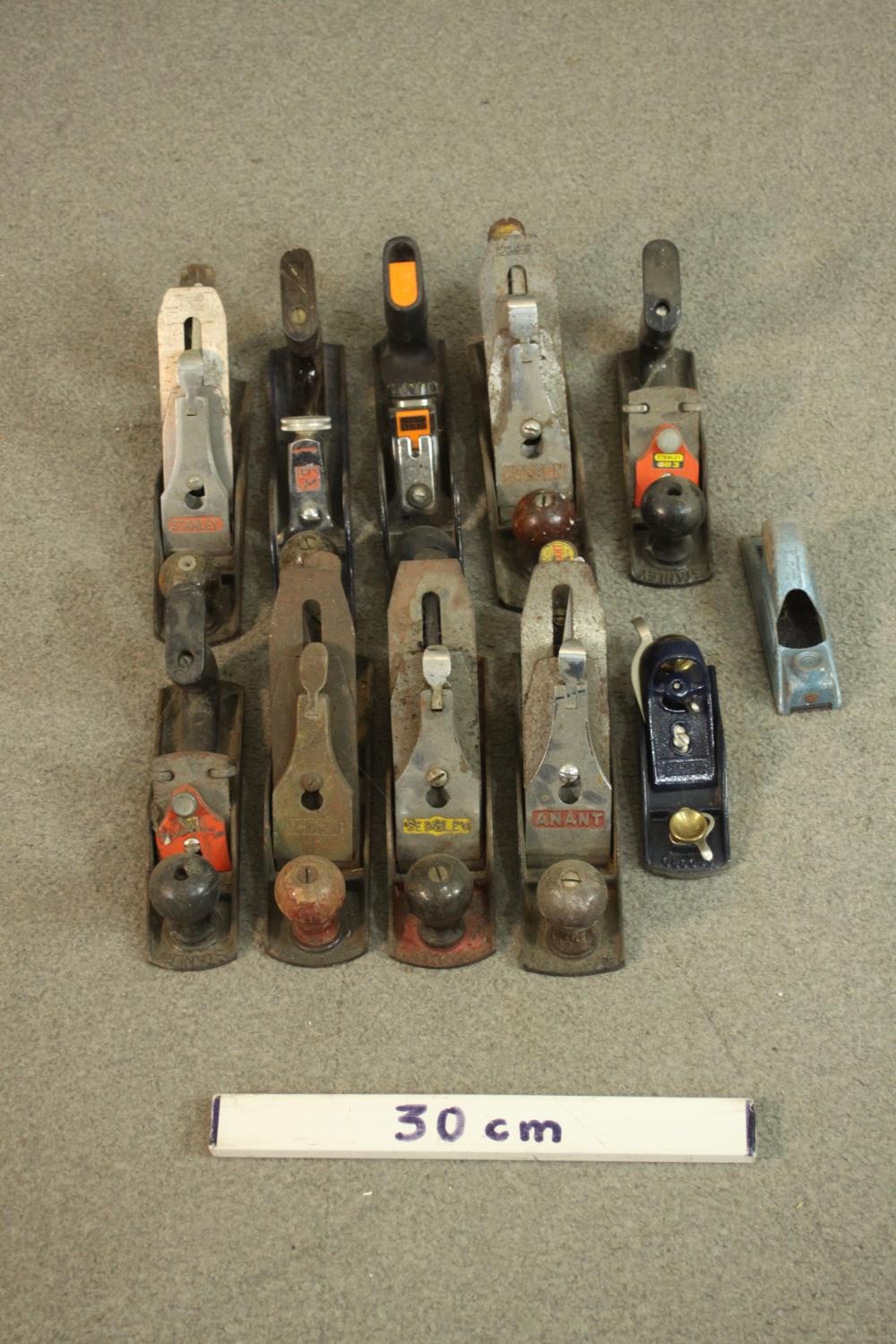 A collection of eleven steel planes, various makers. L.27cm (largest) - Image 2 of 5