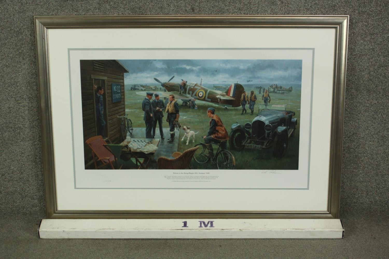 After Gil Cohen, A.S.A.A. (American, b.1931) Return to the Bump/Biggin Hill Summer 1940, limited - Image 3 of 8