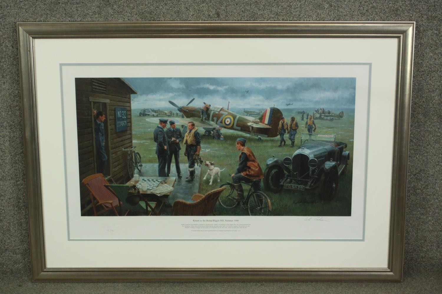 After Gil Cohen, A.S.A.A. (American, b.1931) Return to the Bump/Biggin Hill Summer 1940, limited - Image 2 of 8