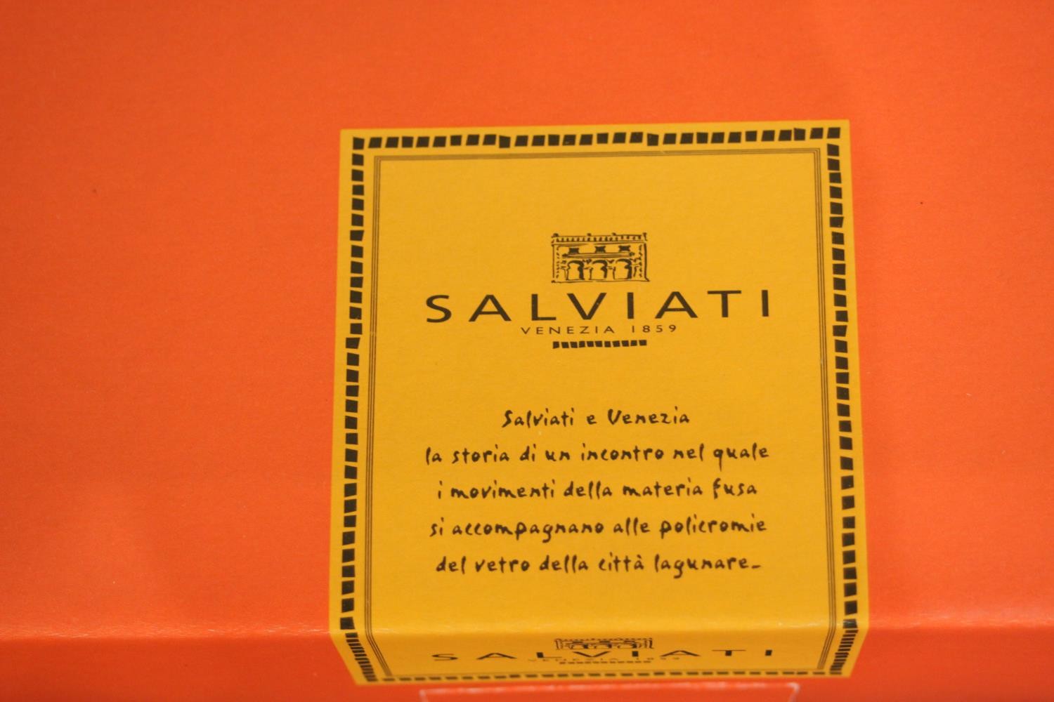 Two sets of six contemporary Salviati Italian glass 'Dune' shot glasses, with engraved decoration, - Image 3 of 21