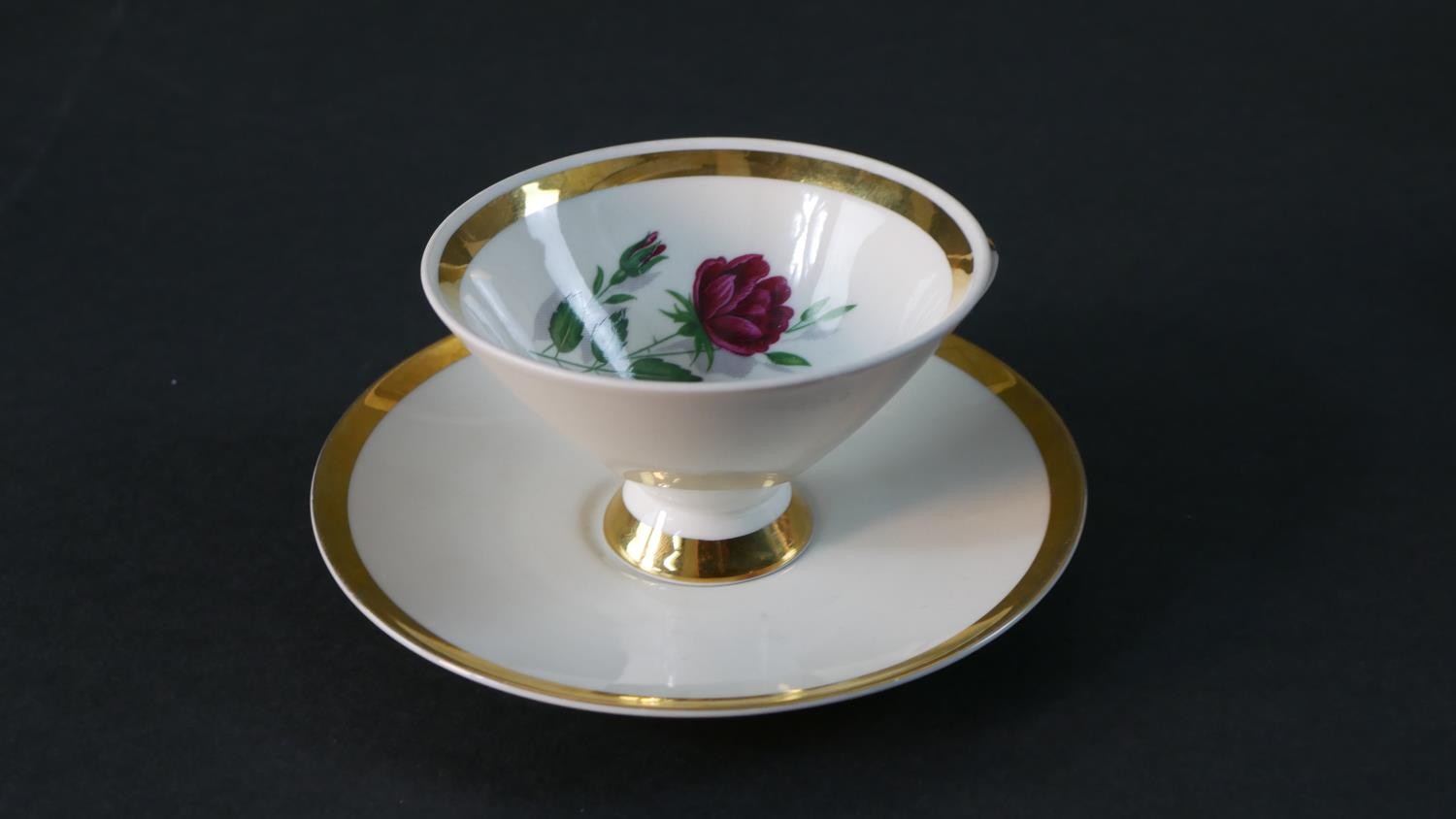 A collection of porcelain, including a St Michael six person tea set with swag and floral design, - Image 5 of 12