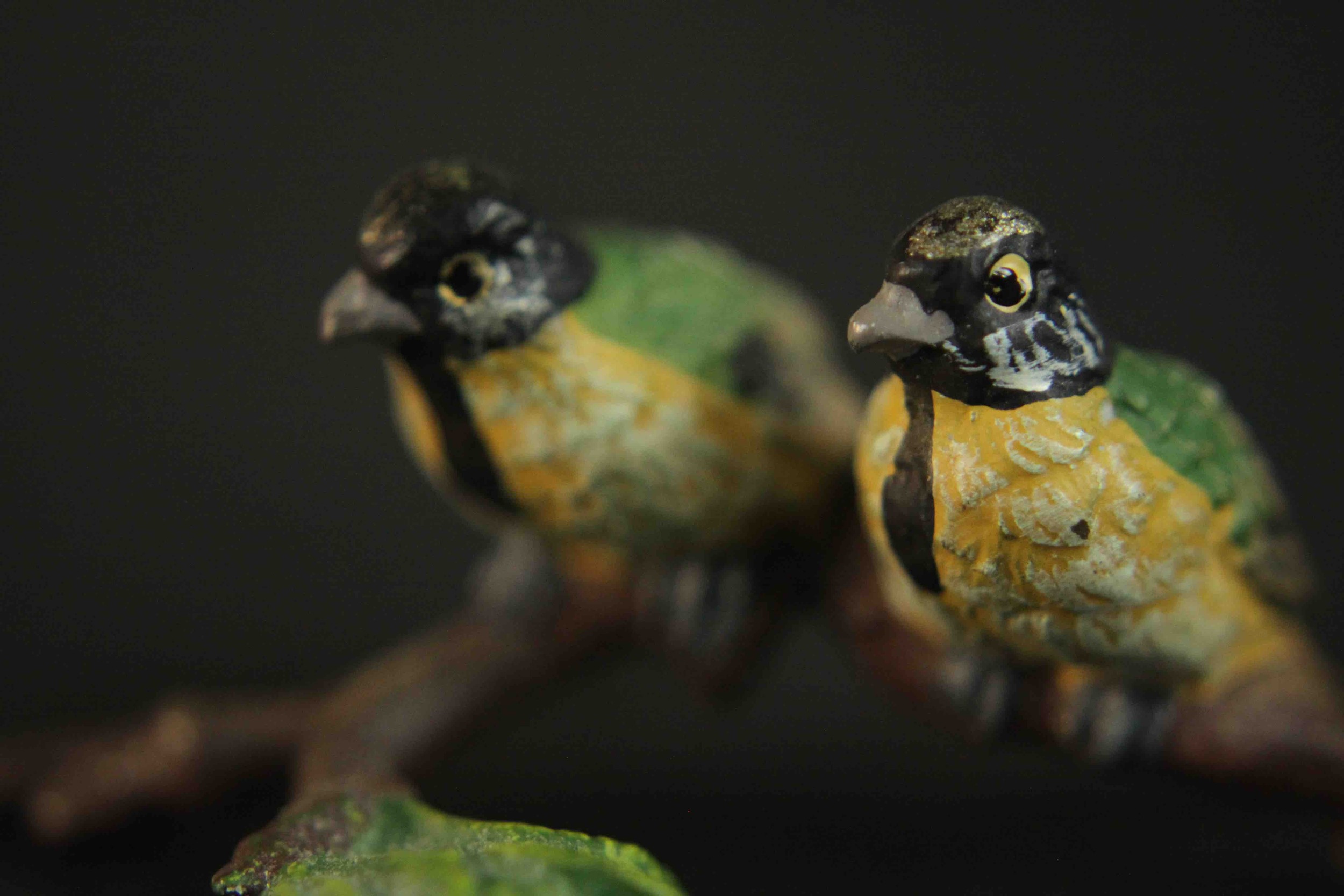 Three boxed Austrian Vienna miniature cold painted bronze animals. Kingfisher, pair of blue tits - Image 8 of 18