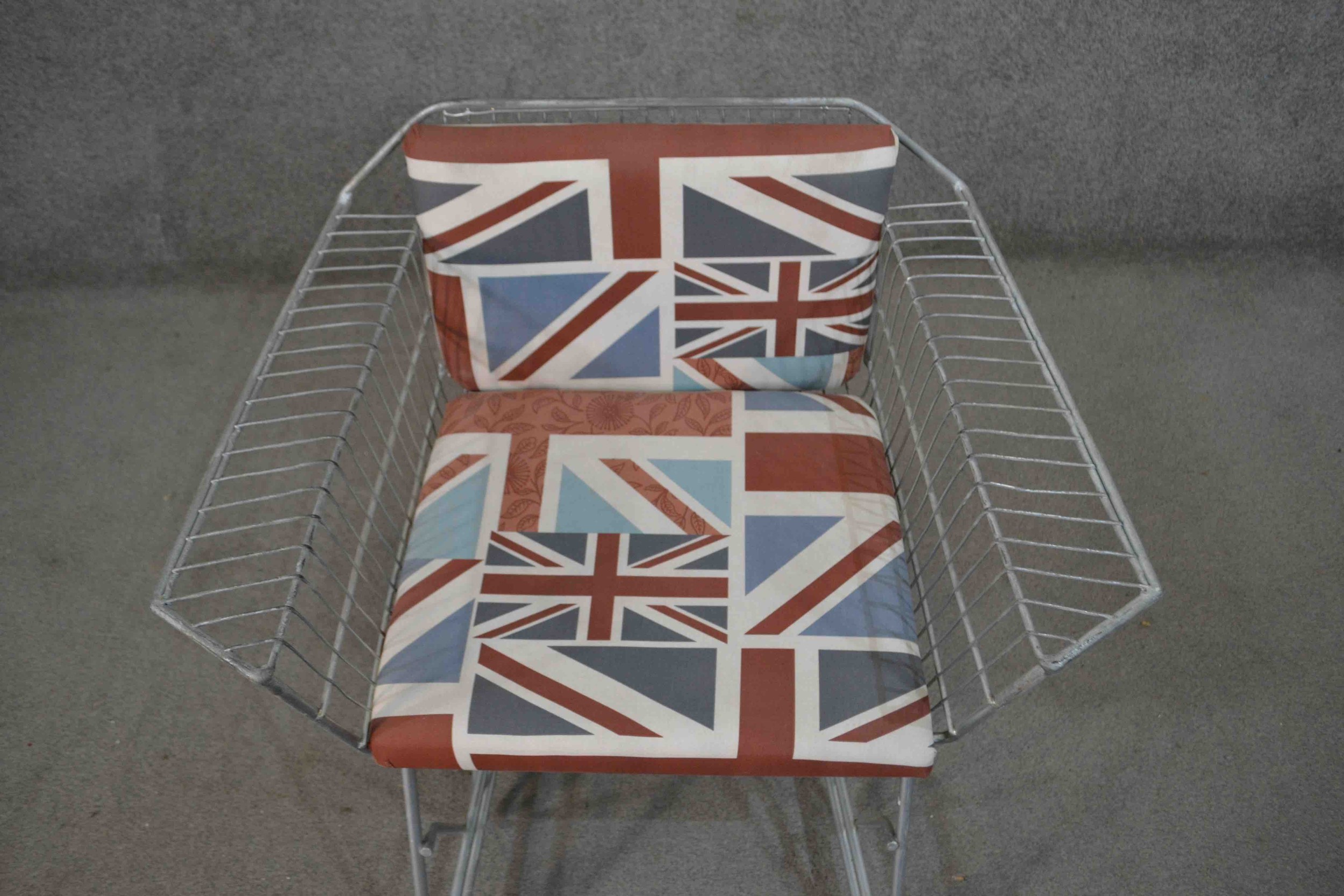 Max McMurdo, an Annie shopping trolley chair, repurposed from an old shopping trolley, with Union - Image 3 of 5