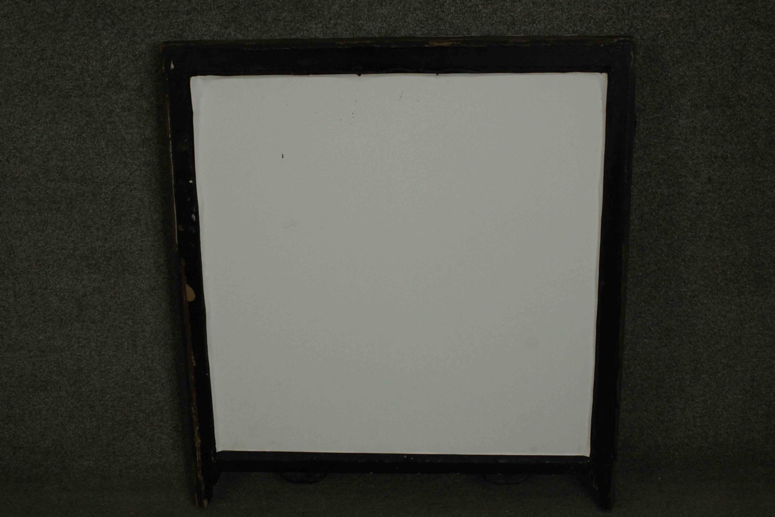 A vinyl sign in a vintage sash window frame. H.84 W.75cm. - Image 6 of 6