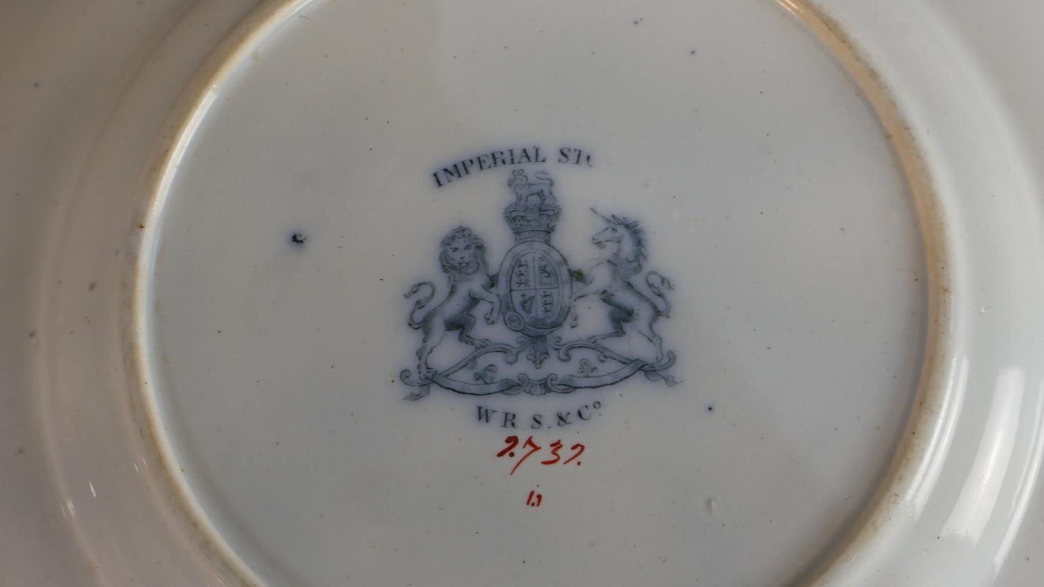 A collection of 19th century hand-painted ceramics, including a Masons jug, two Georgian Welsh cream - Image 11 of 13