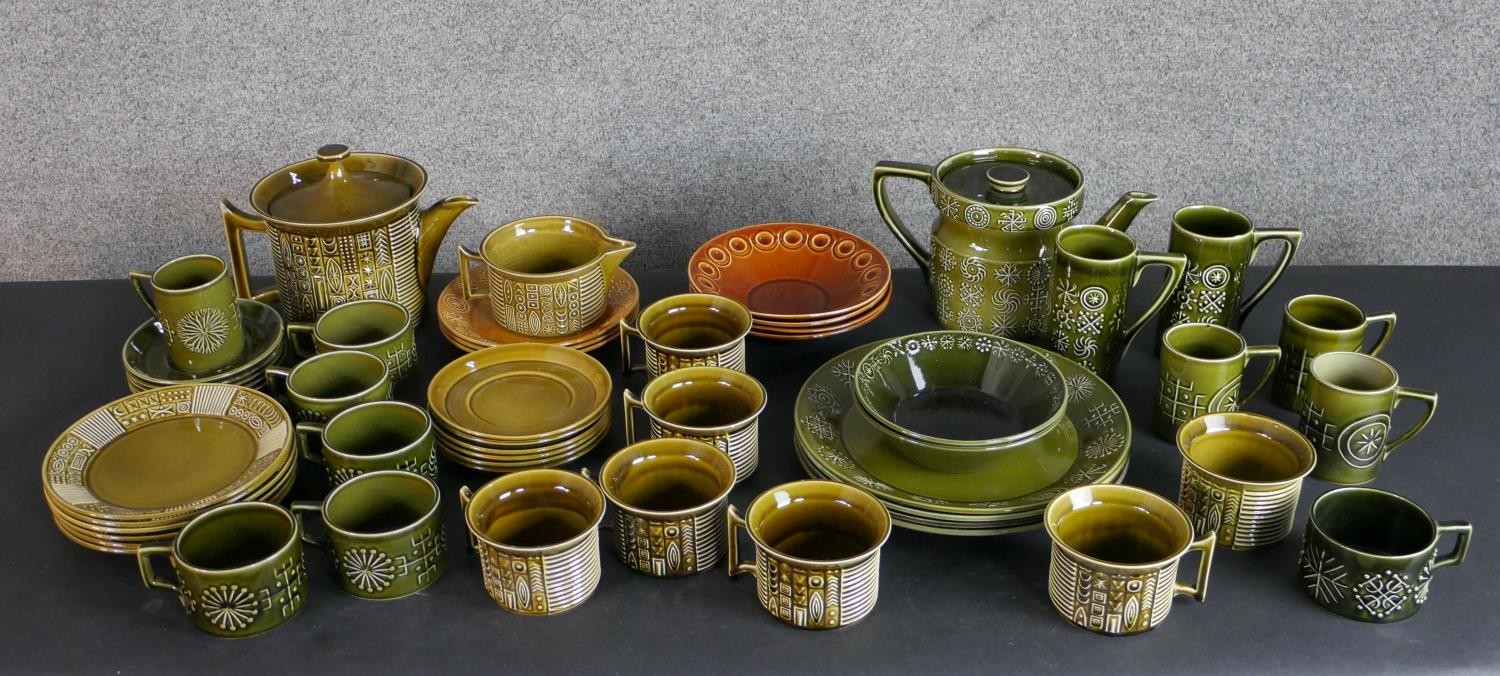 A collection of fifty two pieces of mid-century Susan Williams Ellis Portmerion part coffee and