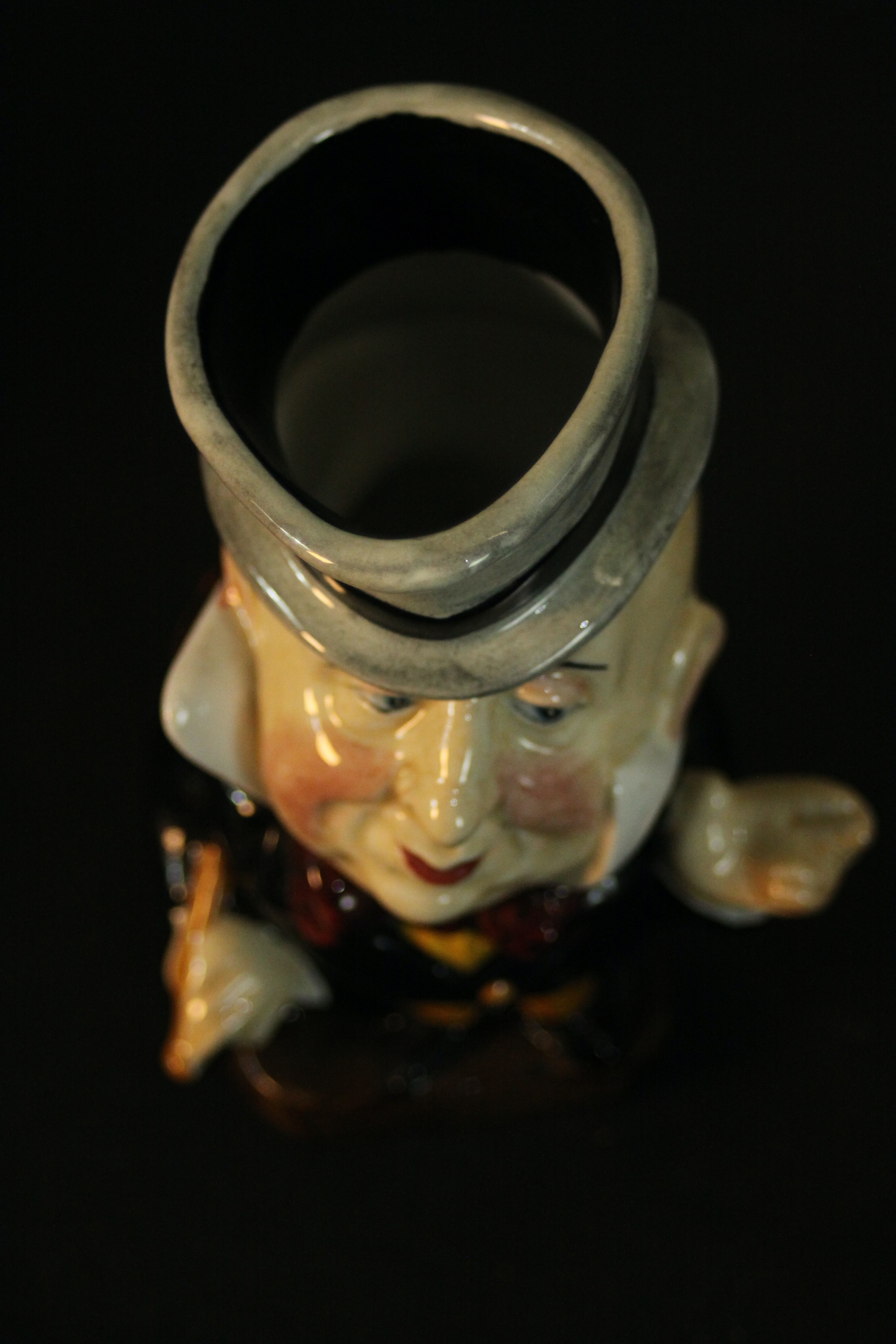 A collection of nine hand-painted Toby jugs, makers marks to the bases. H.16 W.14cm. (largest) - Image 4 of 9