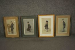 A collection of four Spy caricature prints, some for Vanity Fair, including Statesmen No. 725: The