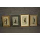 A collection of four Spy caricature prints, some for Vanity Fair, including Statesmen No. 725: The