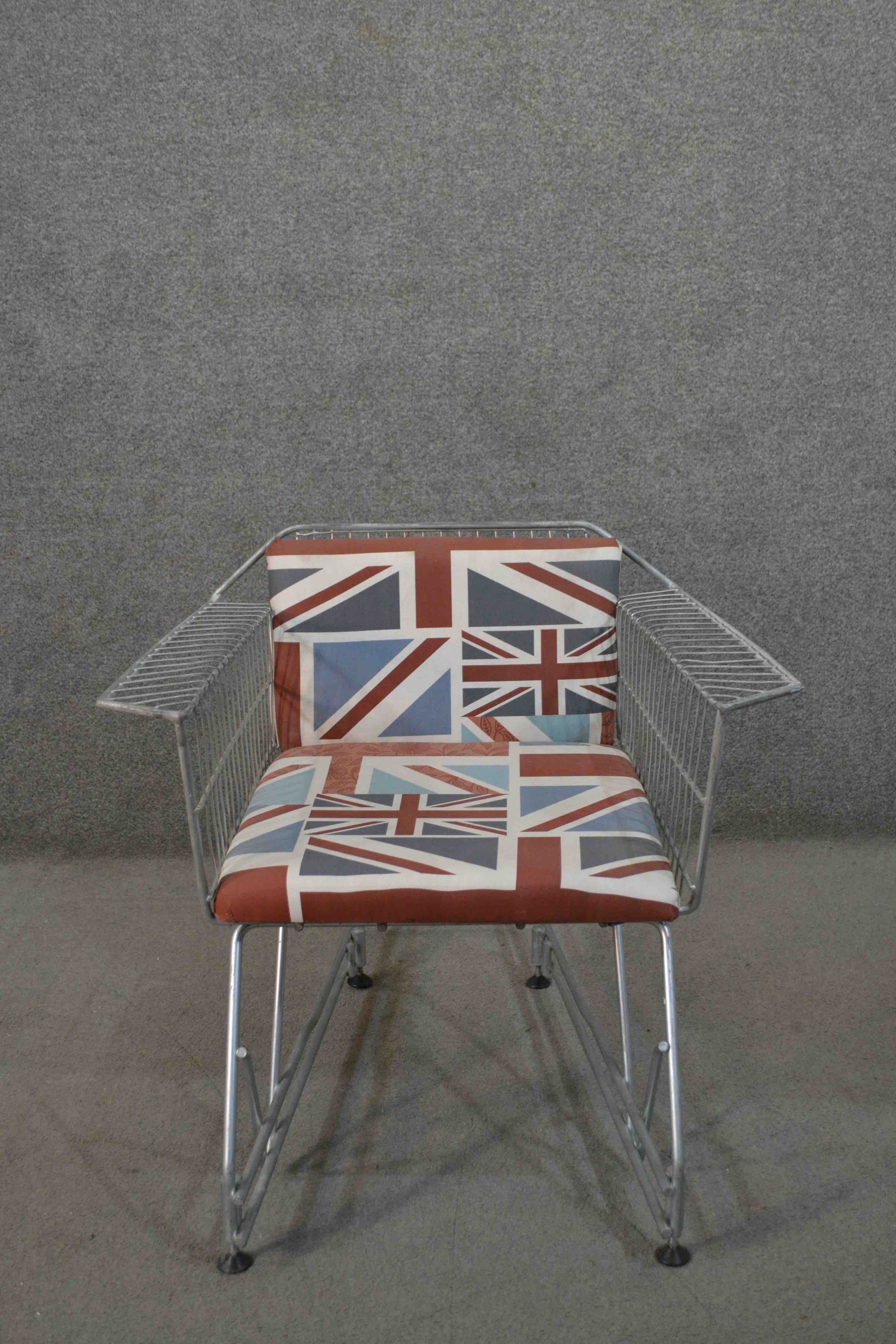 Max McMurdo, an Annie shopping trolley chair, repurposed from an old shopping trolley, with Union - Image 2 of 5