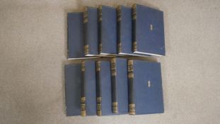 A set of early 20th century ten hard back volumes of 'The New Book of Knowledge. H.26 W.19cm