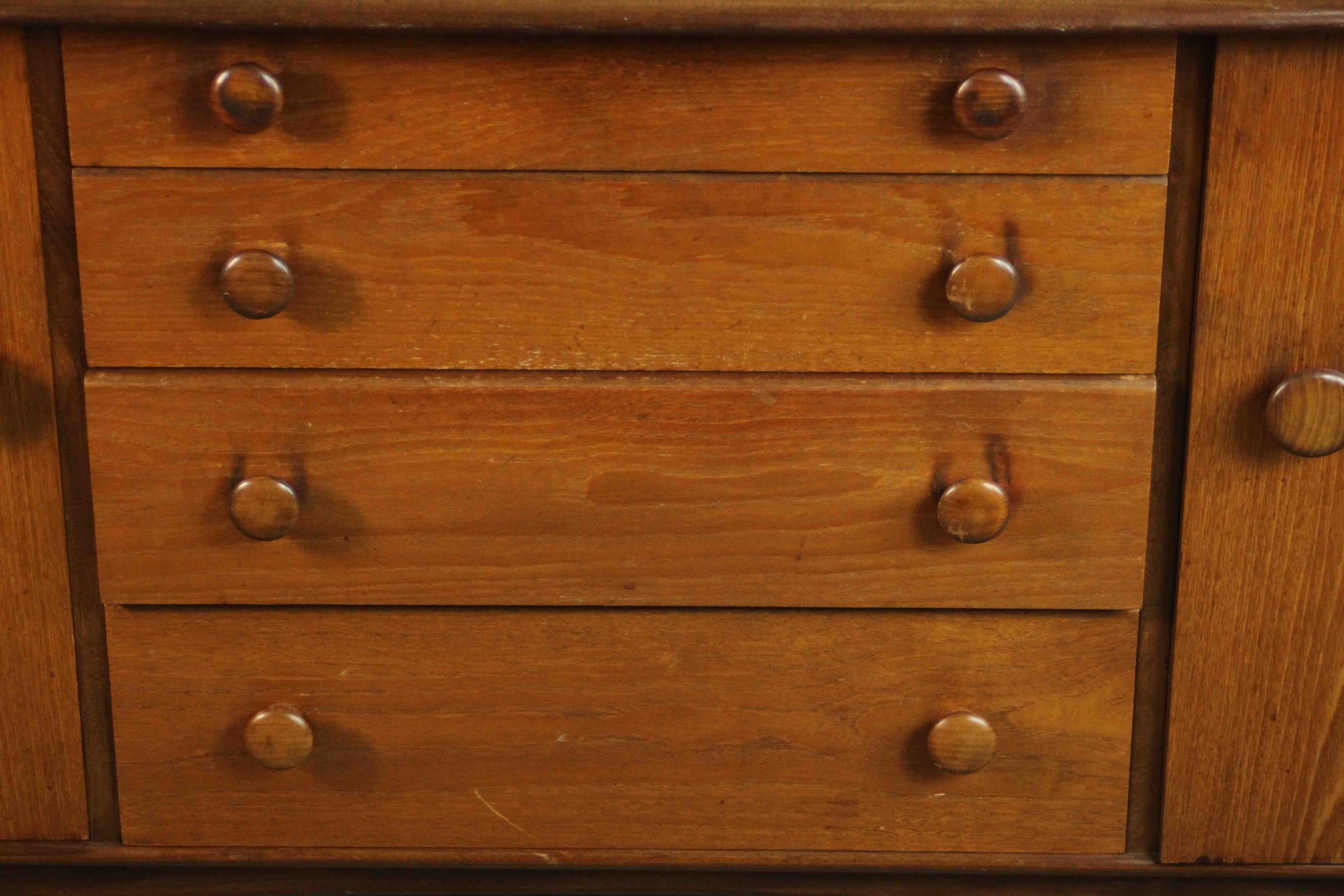 John Herbert for A. Younger Ltd, a circa 1970 Volnay range teak sideboard, with four central drawers - Image 5 of 15