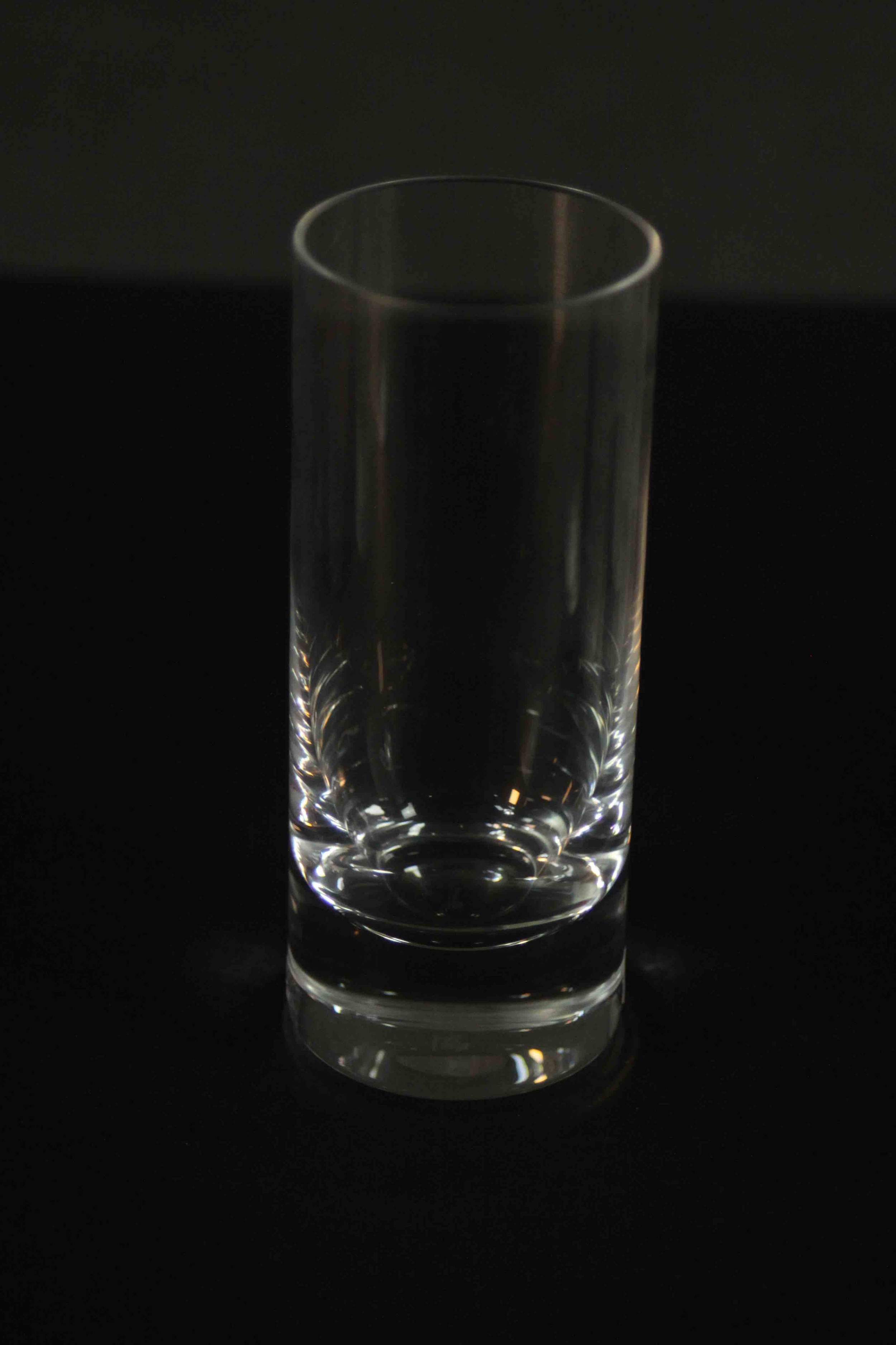 Two sets of six contemporary Salviati Italian glass 'Dune' shot glasses, with engraved decoration, - Image 7 of 21