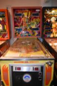 Late 1970's Gottlieb Totem pinball machine. Complete, tested and working. Please note: This item has