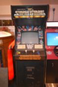 WWF Superstars original arcade machine. U.S import. Complete but untested. It may be possible for