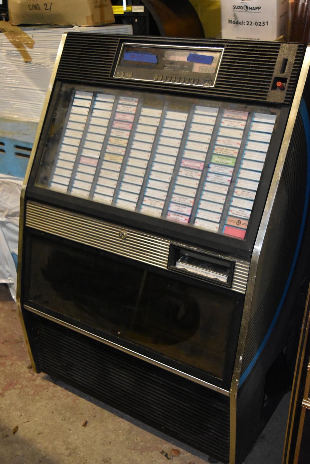 Rock Ola Supa Sound vinyl jukebox. U.S import. Complete but untested. It may be possible for this - Image 2 of 6