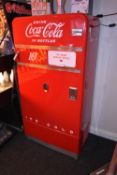 1950's / 1960's Coca-Cola vending machine. U.S import. Complete but untested. No key to front