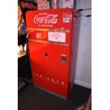 1950's / 1960's Coca-Cola vending machine. U.S import. Complete but untested. No key to front