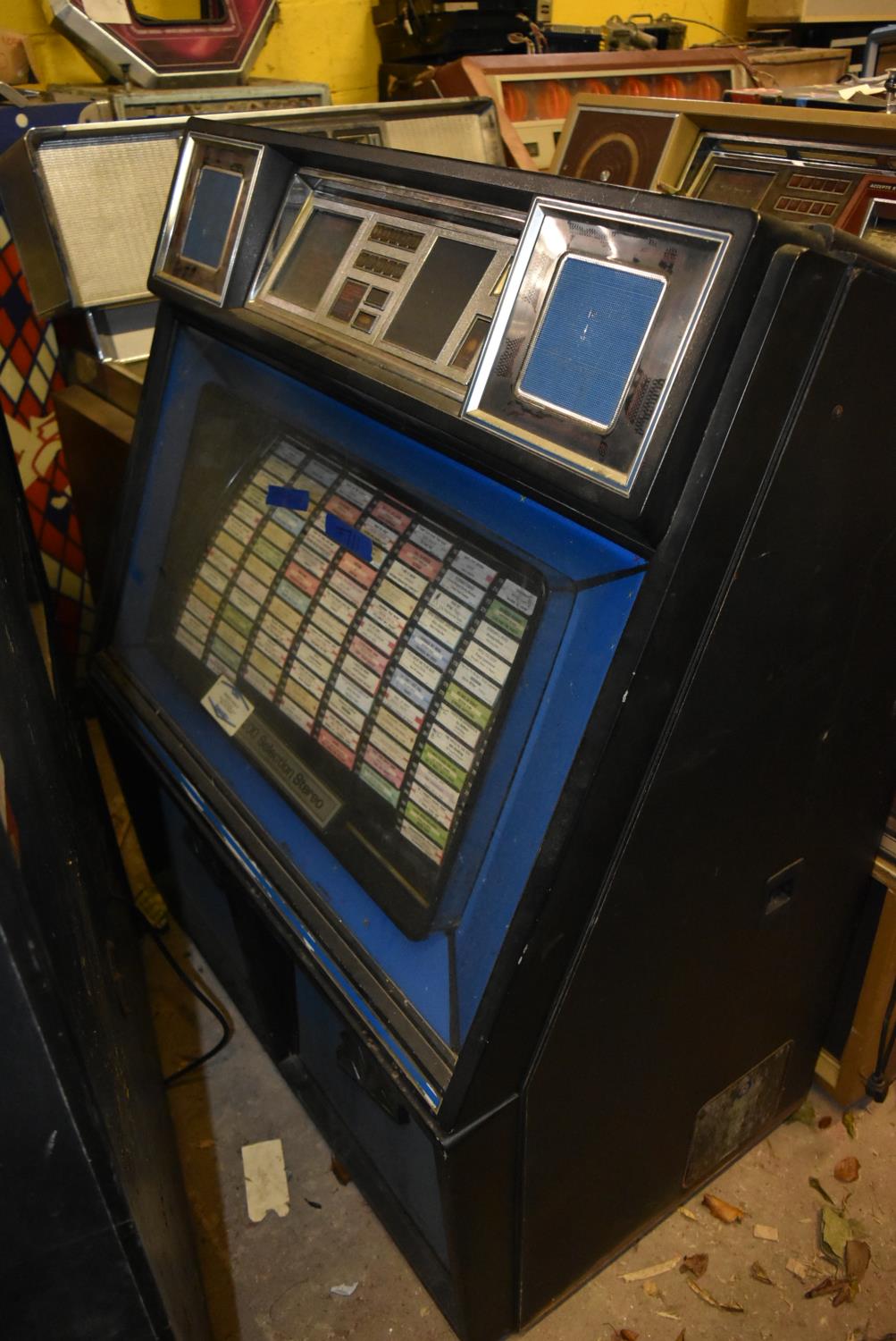 Rowe Ami vinyl jukebox. Holds 100 7