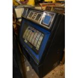 Rowe Ami vinyl jukebox. Holds 100 7" singles. U.S import. Complete but untested. It may be