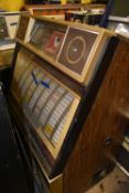 Rowe Ami vinyl jukebox. Holds 100 7" singles. U.S import. Complete but untested. It may be