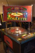 1980's twin ended casino arcade roulette machine. Complete, tested and working. Please note: This