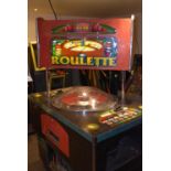 1980's twin ended casino arcade roulette machine. Complete, tested and working. Please note: This