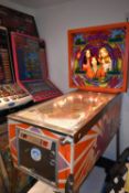 Late 1970's Gottlieb Charlie's Angels pinball machine. Complete, tested and working. Please note: