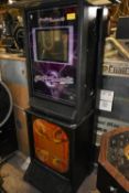 NSM Rhythm Sounds digital jukebox with original NSM stand. Complete but untested. It may be possible