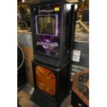 NSM Rhythm Sounds digital jukebox with original NSM stand. Complete but untested. It may be possible