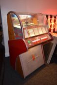 1960's NSM Fanfare vinyl jukebox. Complete, tested and working. Please note: This item has been
