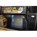 Capcom bowling arcade machine. U.S import. Complete but untested. It may be possible for this